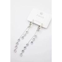 Zirkon Taşlı Küpe - Gümüş