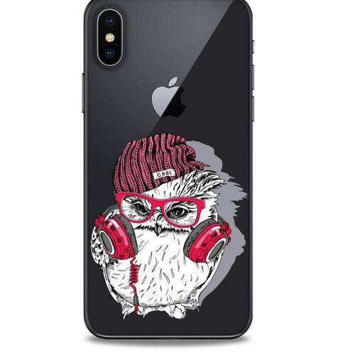 Zoologix (33) Apple Iphone X Şeffaf Kılıf Silikon Desenli