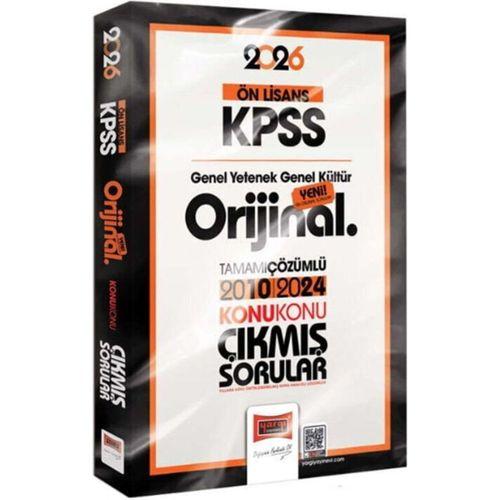 2026 KPSS Ön Lisans GK GY Orijinal 2010 2024 Konu Konu Çıkmış Sorular Yargı Yayınları