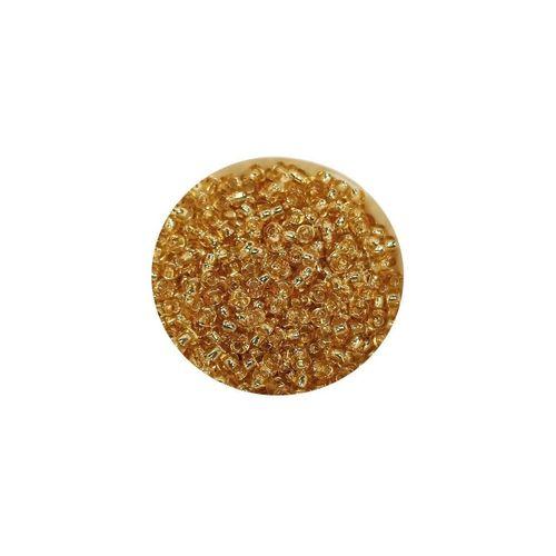 Dökme Cam Kum Boncuk (11/0) 2 mm - 60 Gram -  Şeffaf Bal Rengi - BNC068