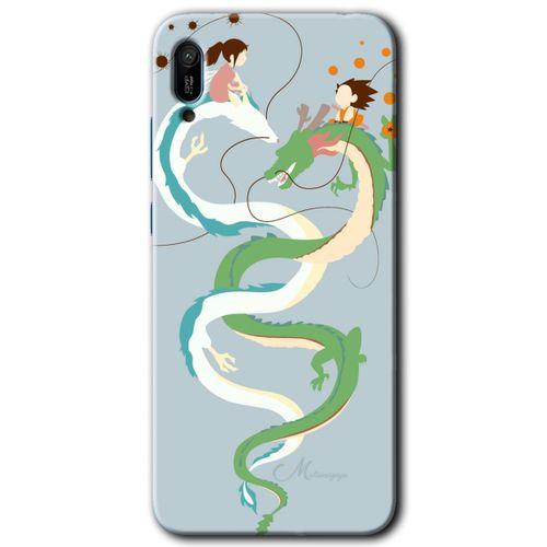 Huawei Y6 2019 Kılıf HD Desen Baskılı Arka Kapak - Snake Friendship