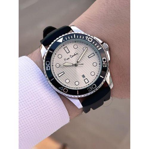 Pierre Cardin Silikon Kordon 2 Yıl Garantili 3 Atm Suya Dayanıklı Erkek Kol Saati PP.800311F03
