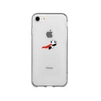 iPhone 7 Uçan Panda Premium Şeffaf Telefon Kılıfı