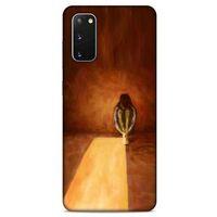 Samsung Galaxy S20 Kılıf Depresyon (47) Crystal Flex Kılıf Siyah Kırmızı