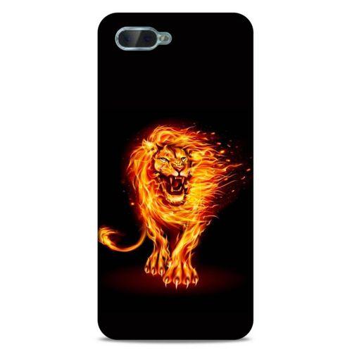 Lopard Oppo Rx17 Neo Uyumlu Kılıf FireX (20) Koruyucu Kılıf Ateşli Aslan