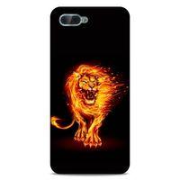 Lopard Oppo Rx17 Neo Uyumlu Kılıf FireX (20) Koruyucu Kılıf Ateşli Aslan