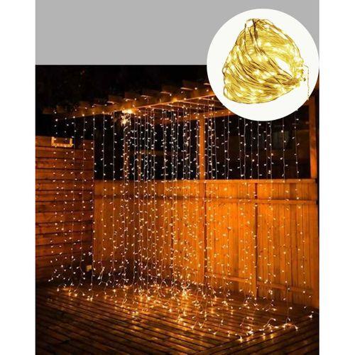 3x3 Led Şelale Perde Işık Kutlama Ve Dekor Aydınlatması