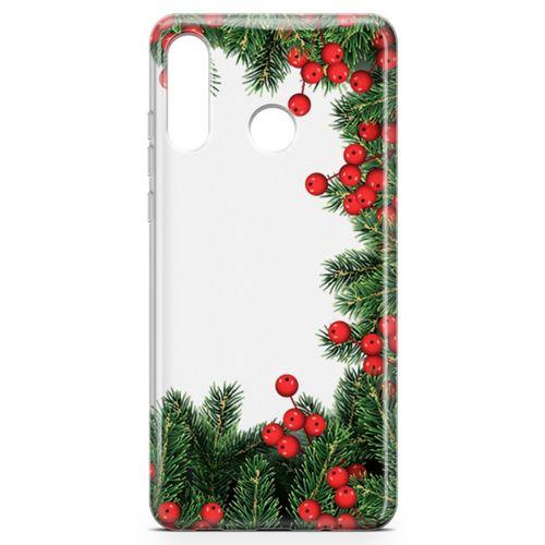 Huawei P30 Lite Kılıf Göknar Ağacı Arka Kapak Koruma Desenli Full Koruyucu