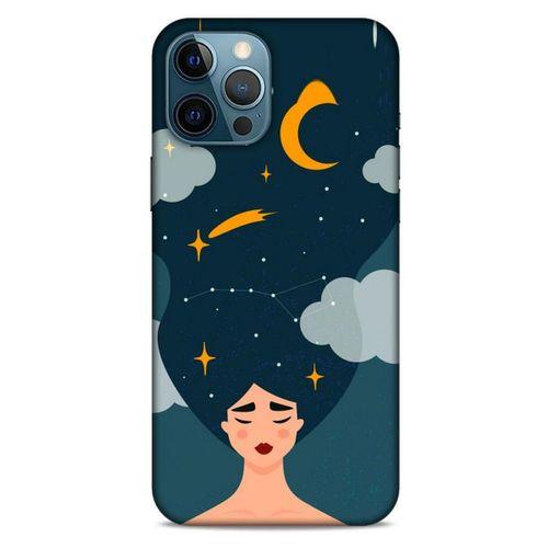 Apple iPhone 12 Pro Max Kılıf Depresyon (26) Tpu Silikon Kılıf Açık Kahverengi