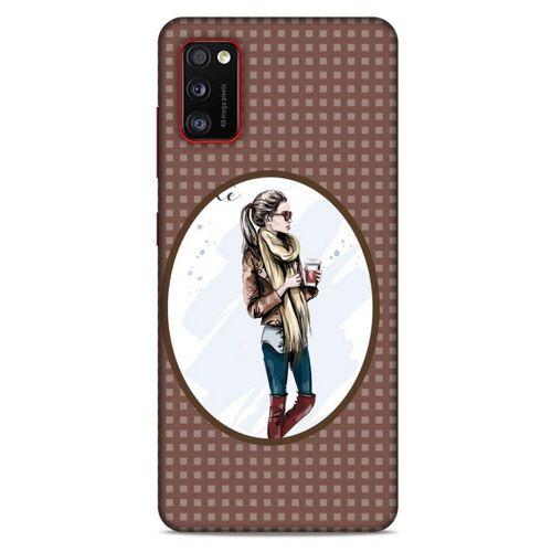 Lopard Samsung Galaxy A41 Uyumlu Kılıf Sokak Modası (55) Koruma Kabı