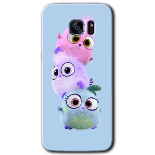 Galaxy S7 Edge Kılıf HD Desen Baskılı Arka Kapak - Puffy + Kırılmaz Cam