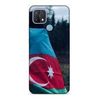 Oppo A15 Uyumlu Kılıf Azarbaijan (38) Neo Hybrid Kılıf Bayrak Kadın
