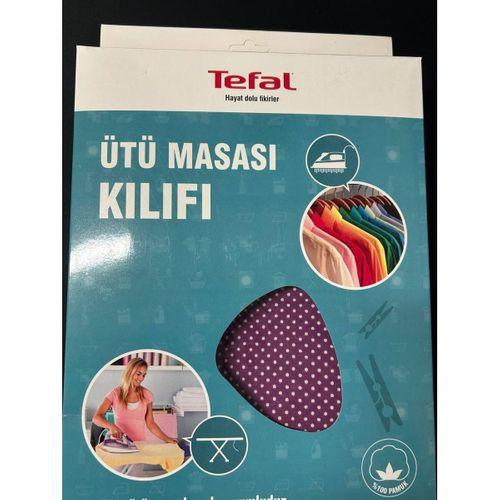 Tefal Ütü Masası Kılıfı Bezi Örtüsü Keçeli %100 Pamuk Yüksek Buhar Geçirgenliği 140x52 cm Dayanıklı Kumaş