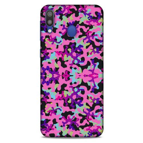 Samsung Galaxy M20 Uyumlu Kılıf Pembe Delisi (34) Slim Armor Kılıf Kamuflaj