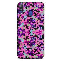 Samsung Galaxy M20 Uyumlu Kılıf Pembe Delisi (34) Slim Armor Kılıf Kamuflaj