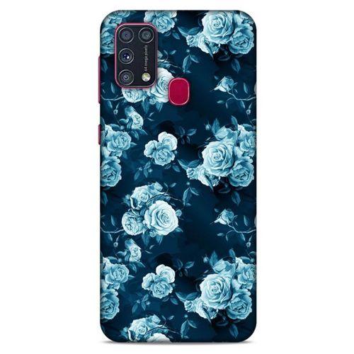 Samsung Galaxy M31 Uyumlu Kılıf Mavi Delisi (42) Rugged Armor Kılıf Gül