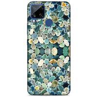 Oppo Realme C15 Kılıf Baskılı Özel Seri Taşlı (48) Bumper Kılıf