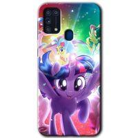 Potkal Hediye Fabrikası Samsung Galaxy M31 Kılıf HD Desen Baskılı Arka Kapak - Pony