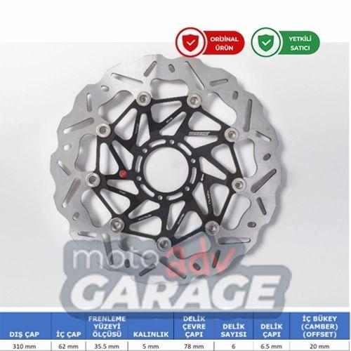 Braking Honda Crf 1000 L Africa Twin için Ön Fren Diski Sağ WK140R