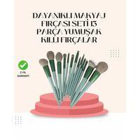 Göz Farı Allık Fondöten İçin Uygun 13'lü Makyaj Fırçası Seti Kompakt Tasarım