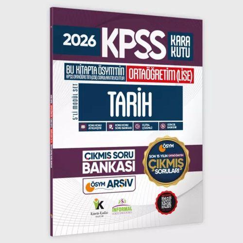 2026 FULLOrtaöğretim KPSS Kara Kutu ÖSYM Çıkmış Soru Bankası 5li Modül Set Son 15 Yıl(Sadece Lise)