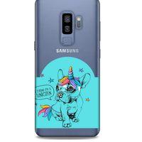 Zoologix (24) Samsung Galaxy S9 Plus Şeffaf Kılıf Silikon Desenli