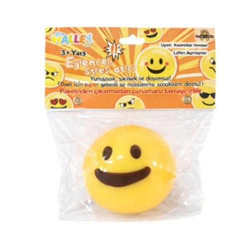 Eğlenceli Stres Atıcı Sukuşi Slime Emoji Poşette