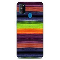 Lopard Samsung Galaxy M30s Uyumlu Kılıf Wood'X (27) Tasarımlı Kılıf Baskılı