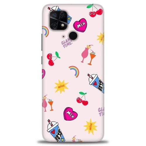 Xiaomi Redmi 10C Kılıf HD Baskılı Kılıf - Glam Time + Tam Ekran Koruyucu