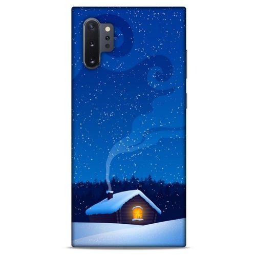 Samsung Galaxy Note 10 Plus Kılıf Snowix (21) Koruyucu Kapak Parliement Mavi