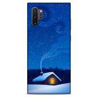 Samsung Galaxy Note 10 Plus Kılıf Snowix (21) Koruyucu Kapak Parliement Mavi