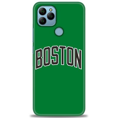 General Mobile GM 22 Kılıf HD Baskılı Kılıf - Boston Yeşil + Tam Ekran Koruyucu
