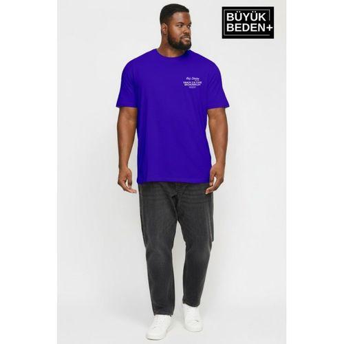 Süperlife Erkek Büyük Beden Chef s Selection Baskılı 3xl-6xl Bisiklet Yaka Tshırt SPR26BTS510-04