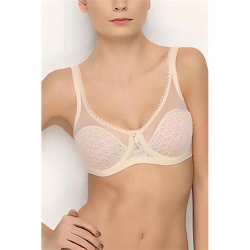 Yeni İnci Kadın Desteksiz Balenli Dantelli Minimizer Sütyen (1670)