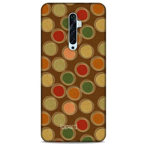 Oppo Reno 2z Kılıf Pastel Renkler (43) Thin Fit Kılıf Kahve Yeşil
