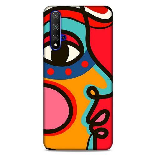 Lopard Huawei P Smart S 2020 Uyumlu Kılıf Soyut Sanat (9) Baskılı Kılıf