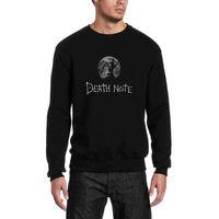 Death Note Baskılı Siyah Erkek Sweatshirt