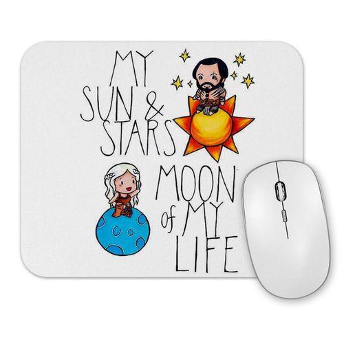 My Sun Stars Moon Of My Life Mouse Pad