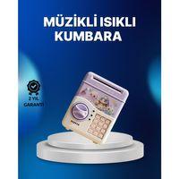 Mor Otomatik Para Girişli Elektronik Şifreli Kumbara