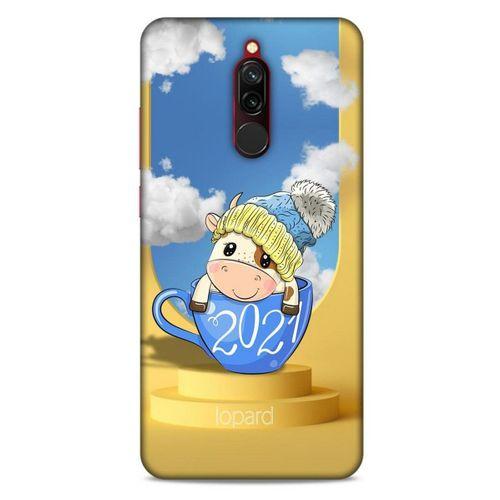 Xiaomi Redmi 8 Kılıf FunnyMaX (3) Kapak Sarı Kupa Köpek