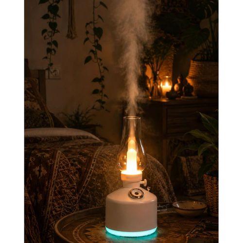 Led Işıklı Vintage Hava Nemlendirici Aromaterapi Difüzörü Usb