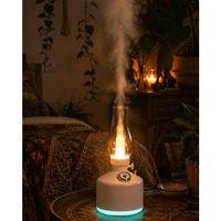Led Işıklı Vintage Hava Nemlendirici Aromaterapi Difüzörü Usb