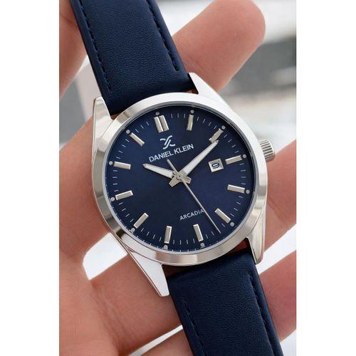 Daniel Klein Deri Kordon Takvimli Kadran 2 Yıl Garantili 3 Atm Dayanıklı Erkek Kol Saati E14272-2