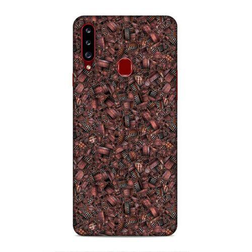 Samsung Galaxy A20s Uyumlu Kılıf Utopia (15) Antişok Kılıf Yeşil Beyaz
