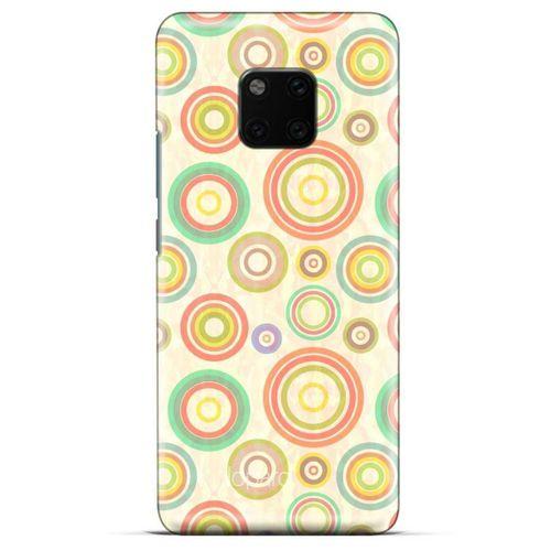 General Mobile GM 20 Kılıf Pastel Renkler (29) Arka Koruma Kılıfı Kırmızı Yeşil