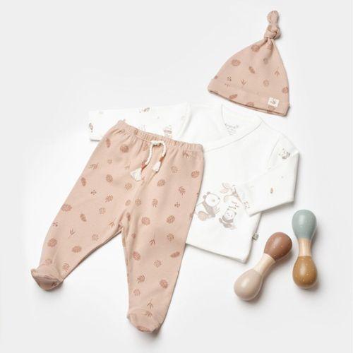 Bibaby Bibaby Biorganic Love Our Earth 3 Parça Set 73345 Mocha