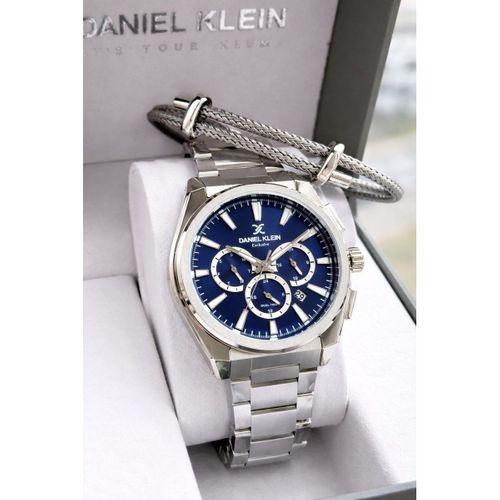 Daniel Klein İtalyan Tasarım Bilekli Hediyeli 2 Yıl Garantili Çelik Kordon Erkek Kol Saati Y14252.6