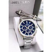 Daniel Klein İtalyan Tasarım Bilekli Hediyeli 2 Yıl Garantili Çelik Kordon Erkek Kol Saati Y14252.6