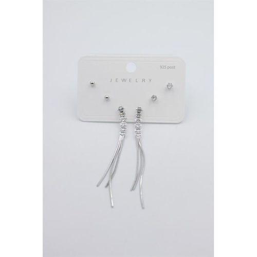 Çoklu Set Küpe - Gümüş