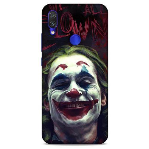 Xiaomi Redmi Note 7 Pro Uyumlu Kılıf Joker (16) Kalın Kılıf Siyah Kırmızı